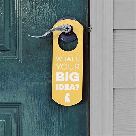 printing door hangers